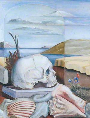 Composition with Skull and Shells